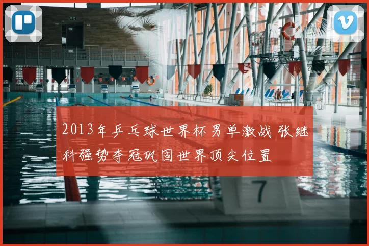 2013年乒乓球世界杯男单激战 张继科强势夺冠巩固世界顶尖位置