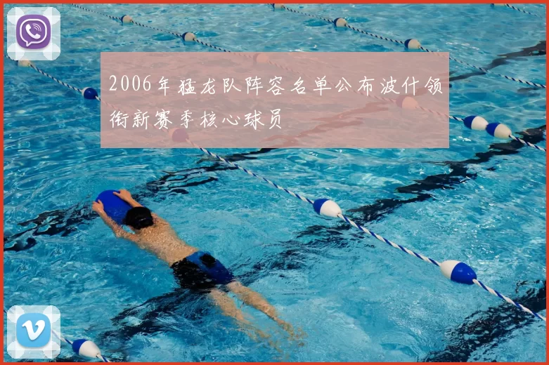 2006年猛龙队阵容名单公布波什领衔新赛季核心球员