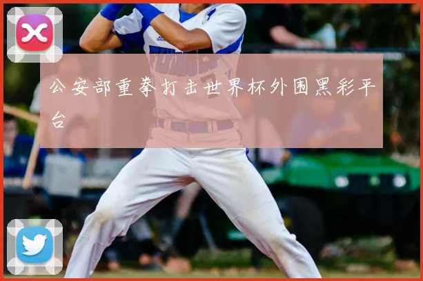 公安部重拳打击世界杯外围黑彩平台